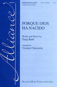 Porque Dios Ha Nacido SATB choral sheet music cover Thumbnail